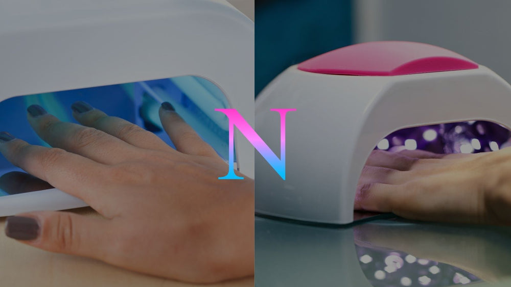Lampe UV classique à tubes et lampe UV LED pour durcir le gel sur les ongles