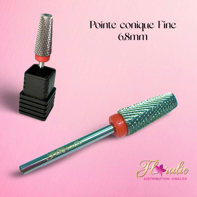 Pointe conique en carbure de tungstène 6,8 mm
