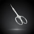 Ciseaux à cuticules professionnels en acier inoxydable à pointe courbée