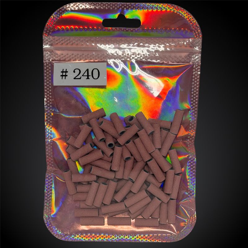 Embouts de ponçage émeris grain 240, petit 3,1 mm