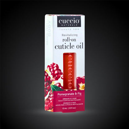 Huile à cuticules en roll-on Cuccio Naturalé grenade et figue