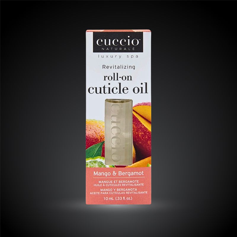 Huile à cuticules en roll-on Cuccio Naturalé mangue et bergamote