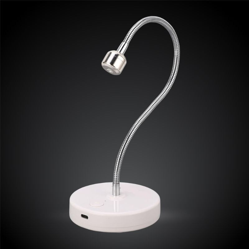Lampe UV LED rechargeable à col flexible pour durcir le gel sur les ongles