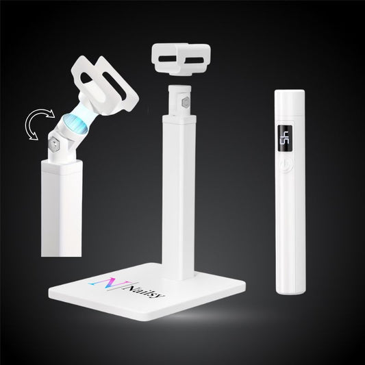 Mini lampe UV LED portable rechargeable avec minuterie 45 ou 60 secondes