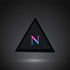 Petit plateau triangle noir pour trier les strass d&