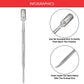 Pousse-cuticules double embout Bellissimi